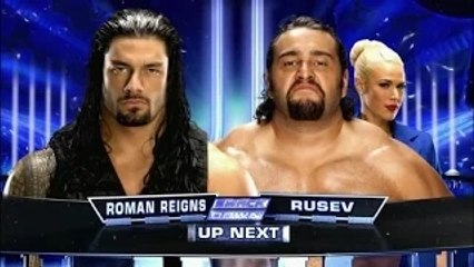 Roman Reigns vs Rusev _ SmackDown Latino  | A historical match