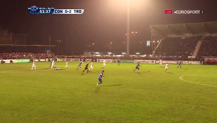 Corentin J. Goal HD - Concarneau 0-2 Troyes - 20-01-2016 Coupe de France