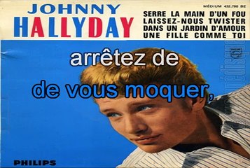 Johnny Hallyday_Laissez-nous twister (Sam Cooke_Twistin' the night away)(1962) karaoke