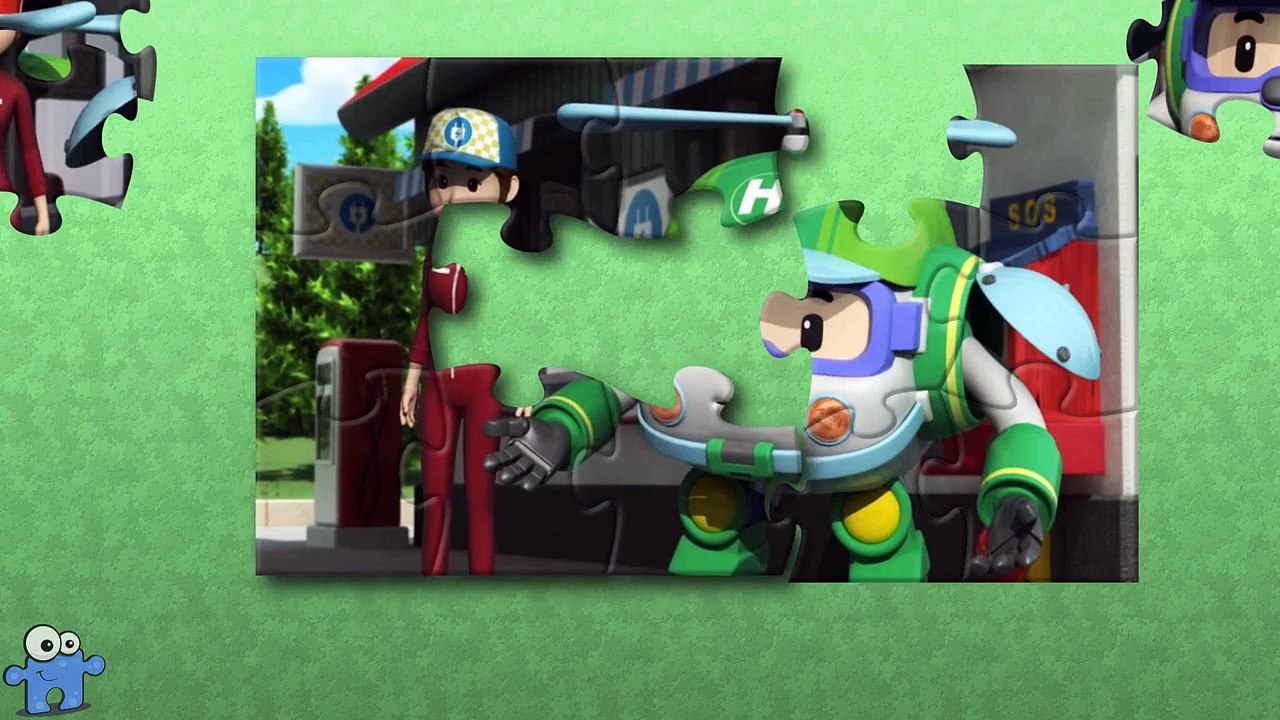 Мультик про машинки Робокар Поли : Пазлы для детей Car Puzzle Robocar Poli