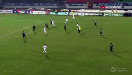 1-1 Morgan Kamin Goal France  Coupe de France  Round 10 - 20.01.2016, Évian Thonon Gaillard 1-1 AS Monaco