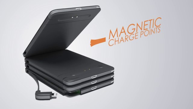 SlimgerPro, una batería portátil que se carga magnéticamente