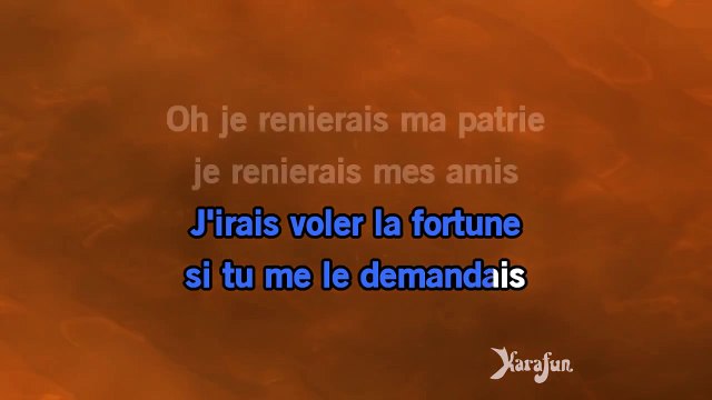 Karaoké Lhymne à lAmour (Live Bercy 95) - Johnny Hallyday *