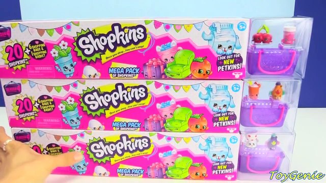 Shopkins Season 4 MEGA PACKS with 12 ULTRA RARE and 14 PETKINS Finds