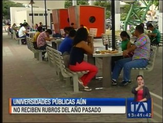 Universidades públicas aún no reciben rubros del año 2015