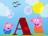 alfabeto con Peppa Pig - Peppa Pig ABC abcdefghilmnopqrstuvz - alfabeto italiano