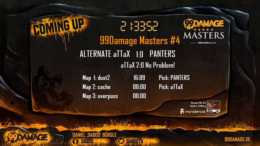 aTTaX vs PANTERS @20:15CET 99Damage Masters #4 (211)