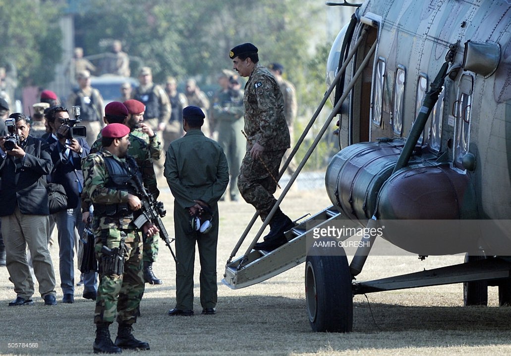 COAS reaches Corps Headquarters Peshawar following Charsadda attack