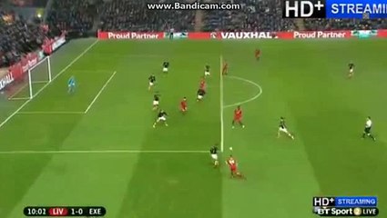 Joe Allen Goal 1:0 | Liverpool vs Exeter ( FA Cup) 20.01.2016 HD