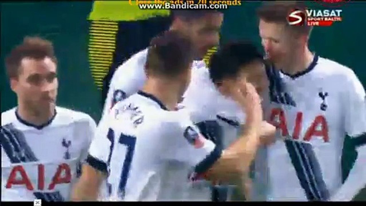 Heung-Min Son Goal 0:1 | Leicester vs Tottenham (FA Cup) 20.01.2016 HD