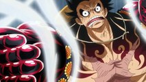 One Piece Luffy vs Doflamingo. GEAR 4