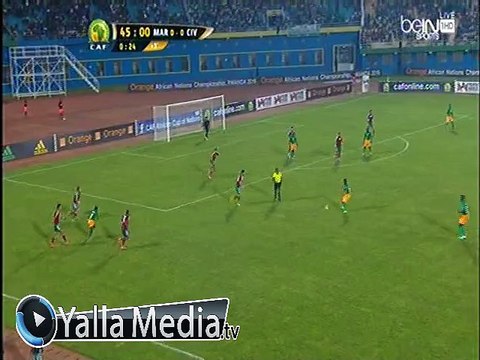 اهداف مباراة ( المغرب 0-1 ساحل العاج ) بطولة أفريقيا للاعبين المحليين - رواندا 2016