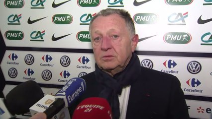 Foot - CdF - OL : Aulas «L'essentiel était de gagner»