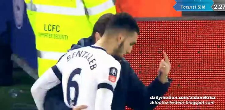 0-2 Nacer Chadli - Leicester v. Tottenham Hotspur 20.01.2016 HD