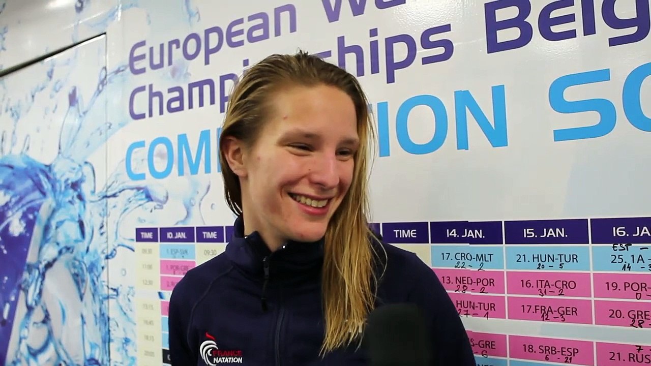 FFN - Euro water-polo 2016: Interview de Géraldine Mahieu après France-Serbie