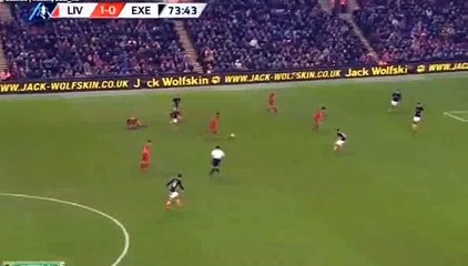 Sheyi Ojo Goal - Liverpool 2 - 0 Exeter - 20-01-2016
