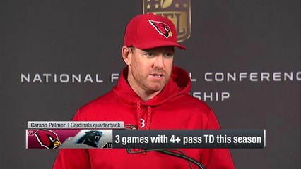 Palmer on Michael Floyd: He's a mismatch for any cornerback