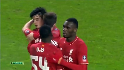 3-0 João Carlos Teixeira Goal England  FA Cup  Round 3 Rep  - 20.01.2016, Liverpool FC 3-0 Exeter City