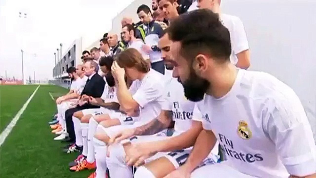 Photo Officielle du Real Madrid 2015/2016 avec Zidane