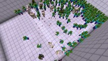 Minecraft Experiment: 10 Iron Golems vs 300 Zombies/Skeletons/Endermen