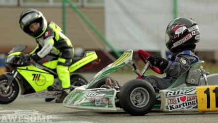 Two Year Old Motorcycle Racer! | PEOPLE ARE AWESOME