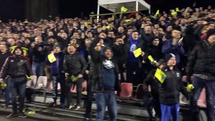 Le soulagement après l'arrêt du pénalty lillois à Périgueux