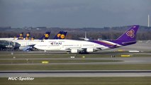 Thai Airways Boeing 747-4D7 Flight TG925 Munich to Bangkok HS-TGZ