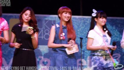 【Fancam】Ghaida Farisya - JKT48 6th Single General Election - Thank You Speech [140518]