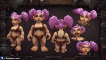 New Female Gnome Model - Blizzcon 2013 - World of Warcraft: Warlords of Draenor