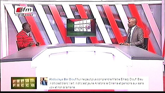 Faram Facce - 20 Janvier 2016 - Invité: Me El Hadji Diouf