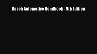 [PDF Download] Bosch Automotive Handbook - 9th Edition [Download] Online