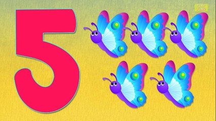 Counting Butterflies | Learn to count numbers from 1 to 6