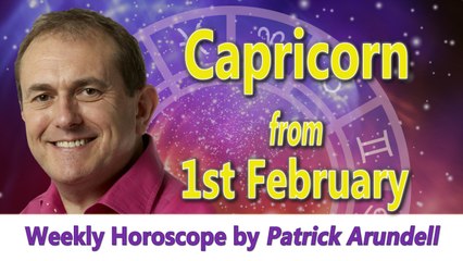 Capricorn Weekly Horoscope from 1st February 2016