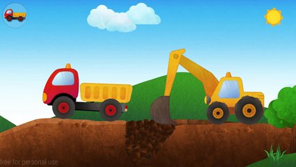 Tony the Truck . Construction Vehicles - App for Kids: Diggers, Cranes, Bulldozer