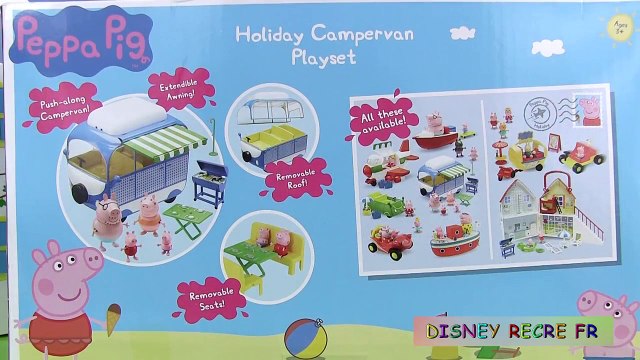 Peppa Pig Camping Car de Vacances Jouet Holiday Campervan Playset