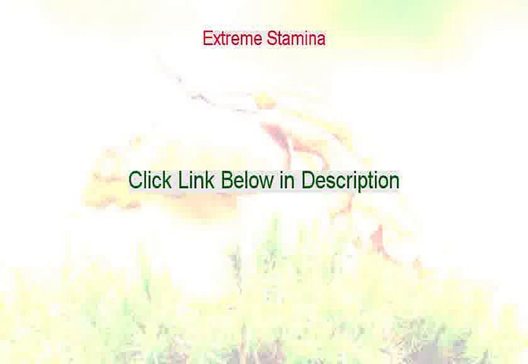 Extreme Stamina Review - PDF