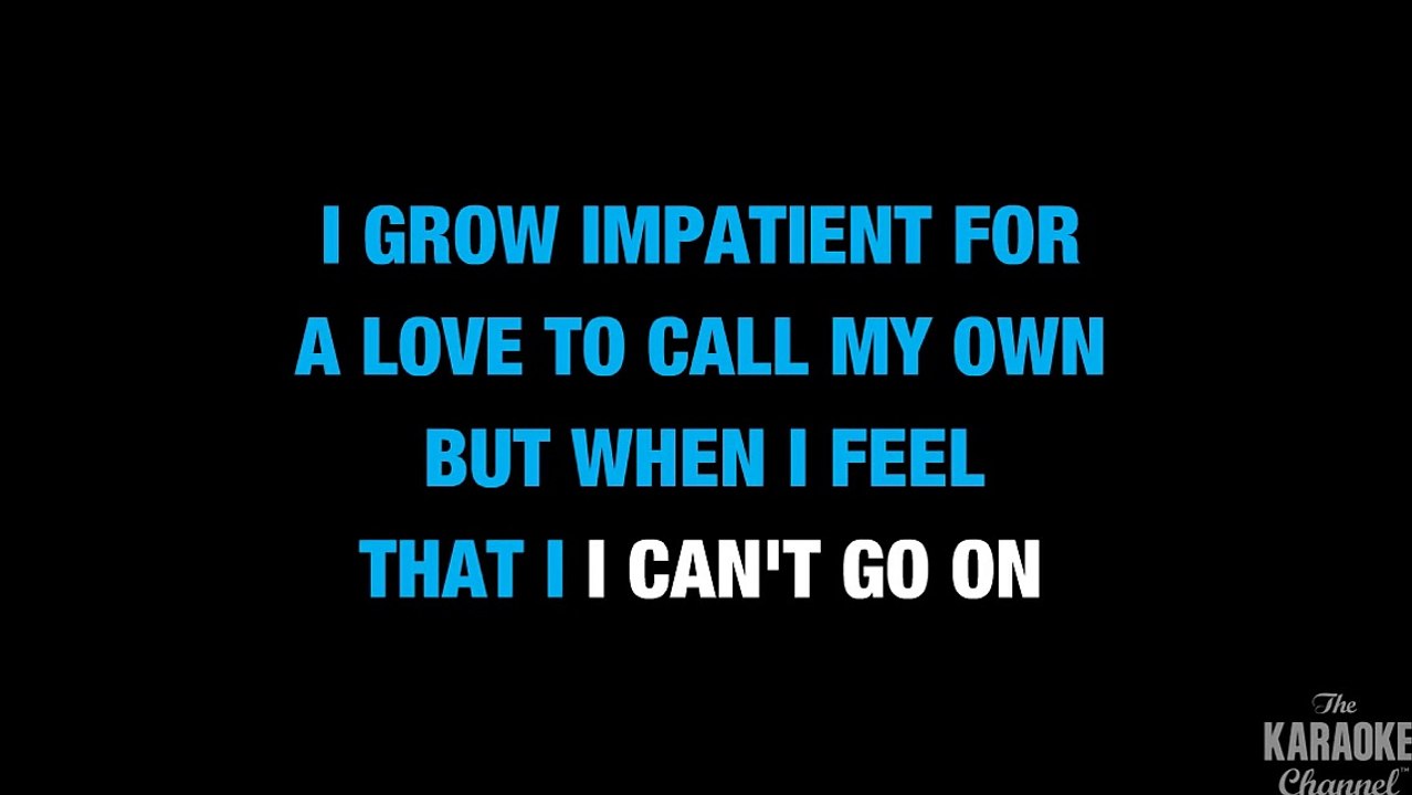 You Cant Hurry Love in the style of Phil Collins | Karaoke with Lyrics