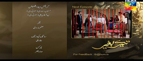Tere Baghair Episode 10 Promo HUM TV Drama 31 Dec 2015