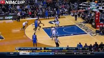 Zach Lavine unreal And 1 Fluke Shot ! | Thunder vs Timberwolves | January 12 2016 | 2016 NBA SEASON