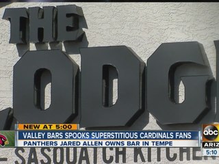 Valley bar spooks superstitious Cardinals fans
