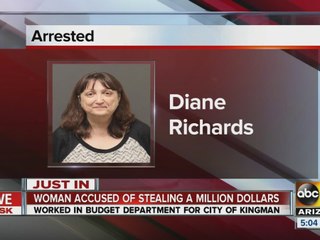 Woman accused of stealing a million dollars
