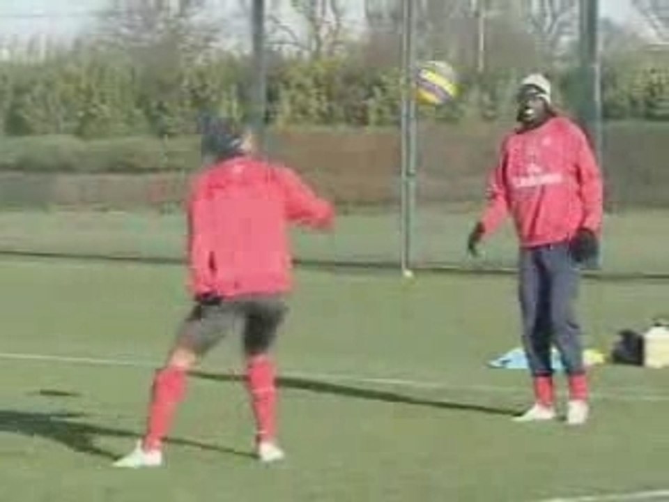 THIERRY HENRY TRAINING