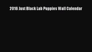 [PDF Download] 2016 Just Black Lab Puppies Wall Calendar [Download] Online