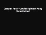 [PDF Download] Corporate Finance Law: Principles and Policy (Second Edition) [PDF] Online