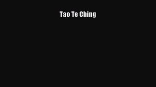 [PDF Download] Tao Te Ching [Download] Online