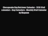 [PDF Download] Chesapeake Bay Retriever Calendar - 2016 Wall calendars - Dog Calendars - Monthly
