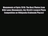 PDF Download - Monuments of Syria 2016: The Best Photos from Wiki Loves Monuments the World's