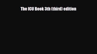 PDF Download The ICU Book 3th (third) edition Download Online
