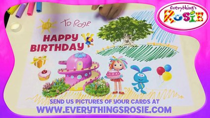 Everythings Rosie Lets Make A Birthday Card with Rosie