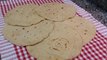 طريقه عمل الرغيف الشامي (خبز الشاورما) بدون فرن White Pita Bread _ Grilled Flatbread